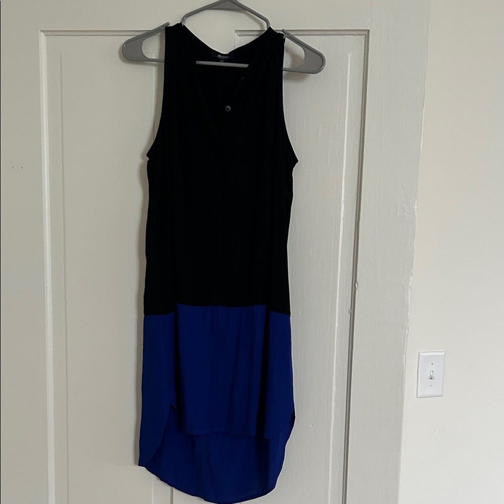 Madewell Two-Tone High Low Dress
